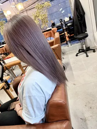 セミロング 髪質改善美髪特化 ルイス奈良のヘアスタイル