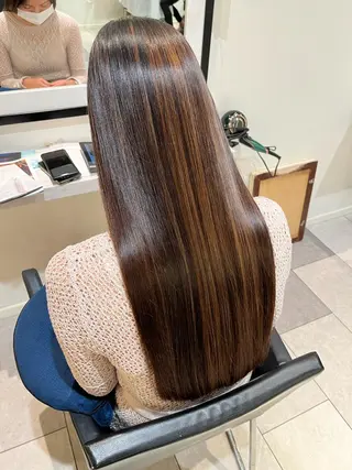 ロング 名古屋/透明感カラー /韓国ヘア/高木梨帆のヘアスタイル