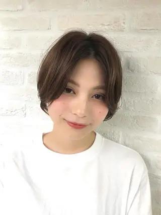 ショート カラー レイヤー×髪質改善✨ 渋谷/佐藤侑哉のヘアスタイル