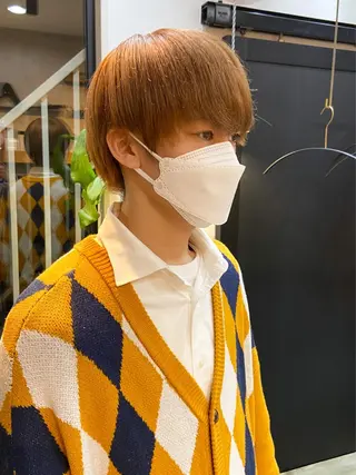 メンズ 藤山大地/髪質改善 /透明感/ブリーチのヘアスタイル