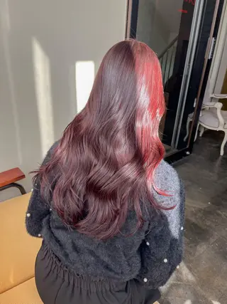 ロング カラー 似合わせハイトーン 🍯ayumi🍯のヘアスタイル