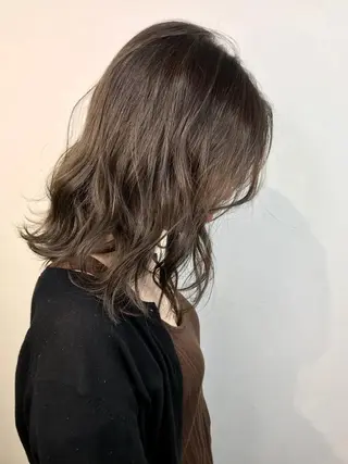 ミディアム パーマ _WHITE 天神店のヘアスタイル