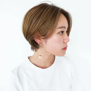 ショート カラー 原田 祥彰のヘアスタイル
