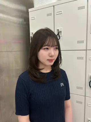 ミディアム カラー ダブルカラー特化💖 韓国ヘア💖りくのヘアスタイル