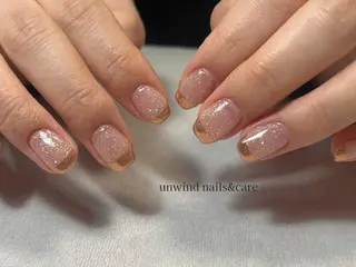 ネイル unwind ┊︎冬っぽネイル🧸のネイルデザイン