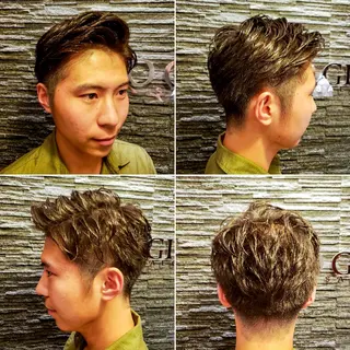 ミディアム BroTokyo 有楽町アシスタントのヘアスタイル
