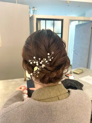 ヘアアレンジ VISAGE ba.sk 金子詩帆のヘアスタイル