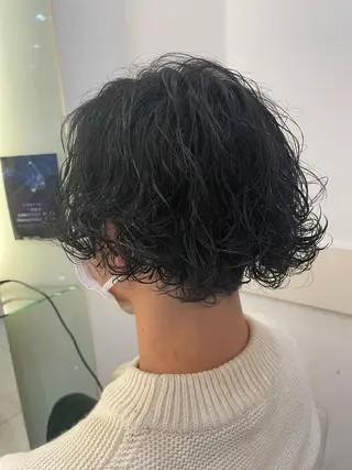 ショート パーマ メンズ リリー /Men's/パーマのヘアスタイル