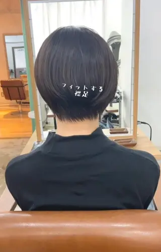 ショート ショートヘア、ボブ こやさん　コヤマのヘアスタイル