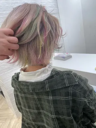 ミディアム カラー 艶カラーリスト 🌈銀座🌈牛込萌香のヘアスタイル
