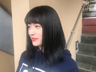 セミロング カラー sand&rose所属・逗子、パーマスタイル ナオイカイラのヘアスタイル