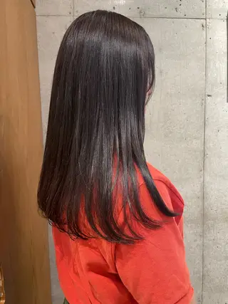 ロング カラー CRESCENDO 山本樹カットカラーのヘアスタイル