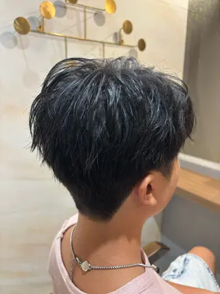 ショート パーマ メンズ Aono'Ba/LOVERS所属・三嶋 陽友のヘアスタイル