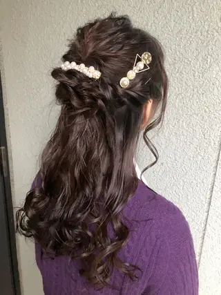 ロング ヘアアレンジ Kimura Miyukiのマツエク・マツパデザイン