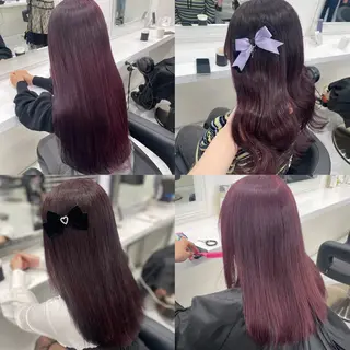 ロング カラー ヘアアレンジ 💗秋冬トレンドヘア Natsumi 💗のヘアスタイル