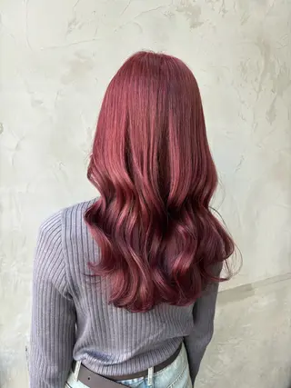 カラー fudge所属・MaisonHALU 松浦光咲のヘアスタイル