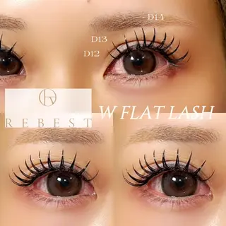 マツエク・マツパ 👁️eye京橋 REBESTのマツエク・マツパデザイン