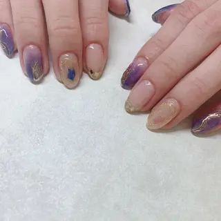 カラー ネイル Cozy_ ilumのネイルデザイン