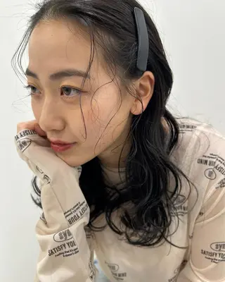 セミロング レイヤーカット/ 透明感カラーmikuのヘアスタイル