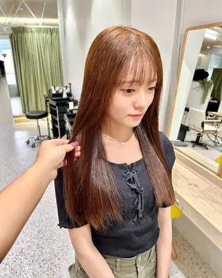 ロング カラー ヘアアレンジ 韓国マツエク/まつパ 🎀misaki🎀のマツエク・マツパデザイン