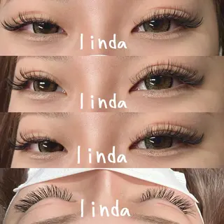 マツエク・マツパ linda lashesのマツエク・マツパデザイン