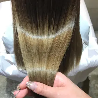 ロング カラー 髪質改善×矯正🫧 韓国ヘアasamiのヘアスタイル