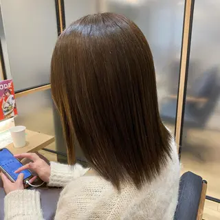 ミディアム ついざき はるかのヘアスタイル
