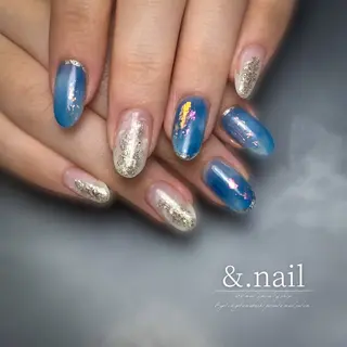 ネイル &.nail/ ニュアンス/持込み可のネイルデザイン