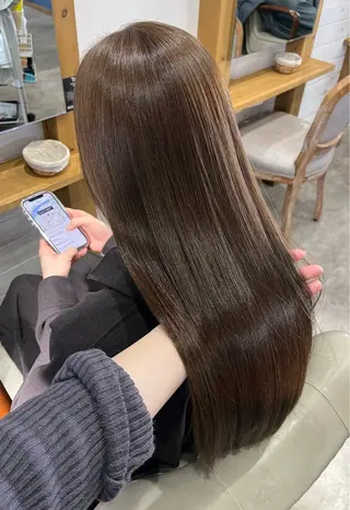 ロング 橋本 桂のヘアスタイル