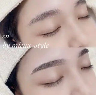 アイブロウ Na0 .en ornerのマツエク・マツパデザイン