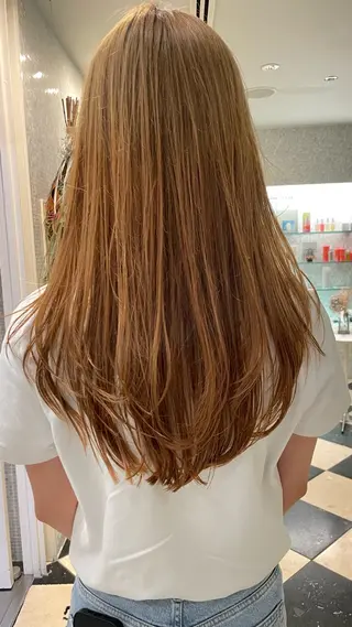 セミロング カット/パーマ/ カラー林本　南壱人のヘアスタイル