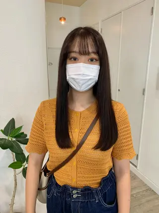 ロング カラー Door代官山所属・詩織/パーマ /代官山のヘアスタイル