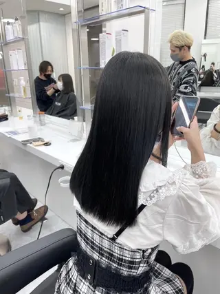 カラー 大人っぽ韓国ヘア🤍 yuma🐈‍⬛のヘアスタイル