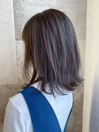 ミディアム カラー 💎似合わせカラー 💎石濱俊介のヘアスタイル