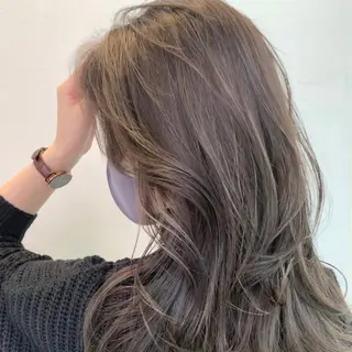 カラー ヘアアレンジ 顔周りcut/ 艶ワンカラー♥ちさきのヘアスタイル