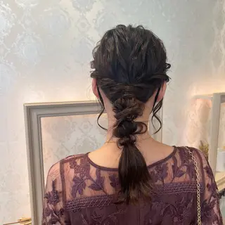 セミロング SALOWIN川崎WEST店所属・🌷川崎/アレンジ/ 暖色ボブ/コトネ🌷のヘアスタイル