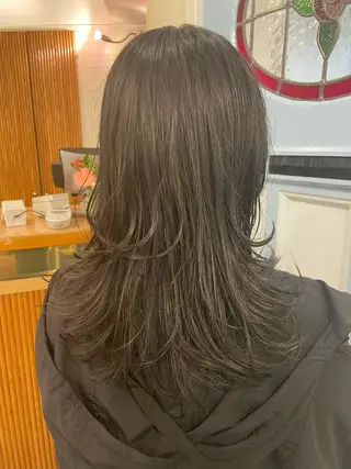 ロング 🐺高椋 海/ウルフ/レイヤーのヘアスタイル
