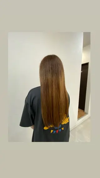 ロング Fir-chi hair Design【ファーチヘアー】所属・縮毛矯正モデル募集中 ななみのヘアスタイル