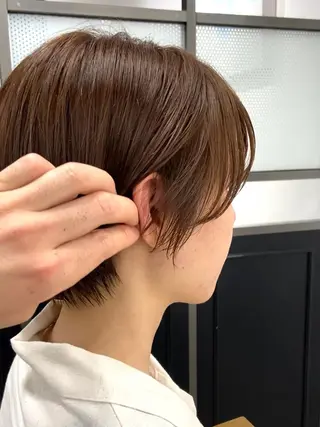 ショート アピール欄に重要な お知らせがありますのヘアスタイル