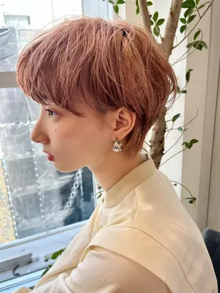 ショート カラー Riposo.所属・✨艶髪✨ 奈須晴香のヘアスタイル