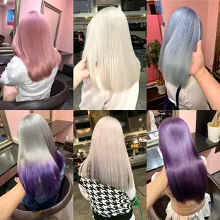 ロング カラー Selene hair 難波店のヘアスタイル