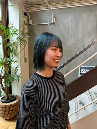 ミディアム 🌈ボブ/縮毛矯正/ 梅田美容室🌈もあのヘアスタイル