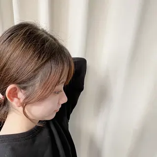 ミディアム かなざわ みかのヘアスタイル