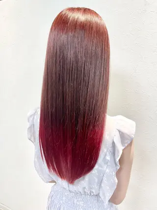 ロング カラー 髪質改善×METEO 店長 貞松直也のヘアスタイル