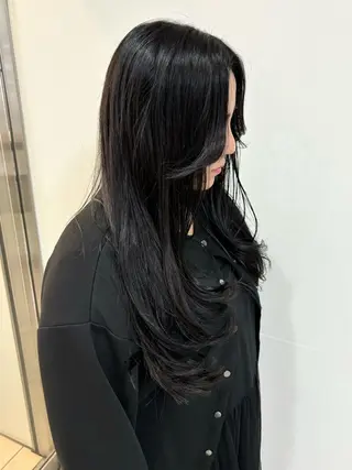 ロング 札幌パーマ レイヤー/後藤海音のヘアスタイル