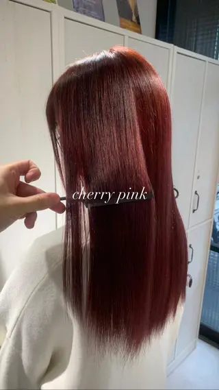 ロング カラー 縮毛矯正とレイヤー /杉村凜汰郎のヘアスタイル