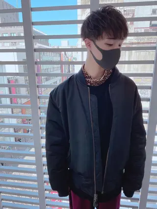 ショート カラー ヘアアレンジ メンズ メンズZina代表 田端 麗治のヘアスタイル