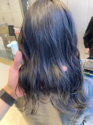 セミロング カラー Kou所属・💜髪質改善美髪💜 星野清光のヘアスタイル