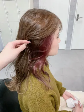 ロング カラー _WHITE 天神店 YUMEKA🐻のヘアスタイル