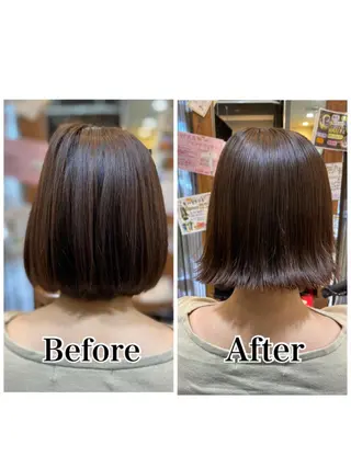 ミディアム 加藤 実穂のヘアスタイル